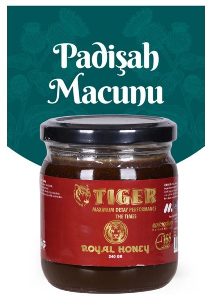 Tiger Ginsengli , Çakşır Otlu , Tongkhat Ali , Epimedium2, Panax , Tribulus Erkeklere Özel Kuvvet Macunu Geç Sert Güçlü Ilişki Atom Macunu Ballı Bitkisel Karışım (Pestisit Içermez) 240 gr