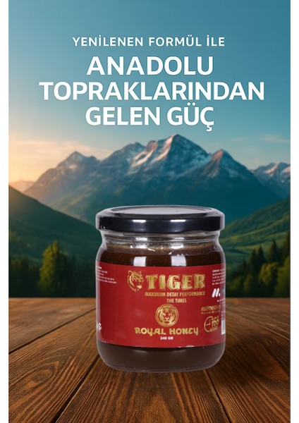 Tiger Ginsengli , Çakşır Otlu , Tongkhat Ali , Epimedium2, Panax , Tribulus Erkeklere Özel Kuvvet Macunu Geç Sert Güçlü Ilişki Atom Macunu Ballı Bitkisel Karışım (Pestisit Içermez) 240 gr modelleri