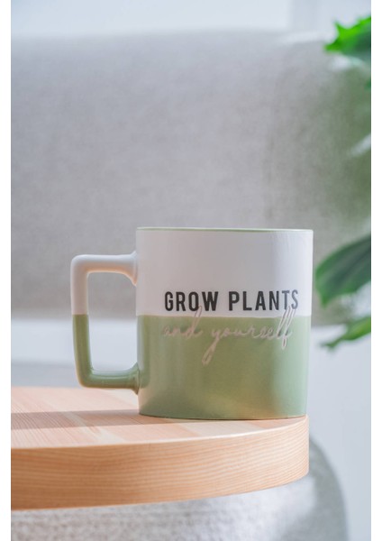 Ruby Porselen Kupa Yeşil - 410 ml fiyatları