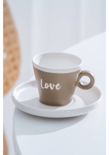 Ruby 6 Kişilik Kahve Fincan Takımı - 100 ml