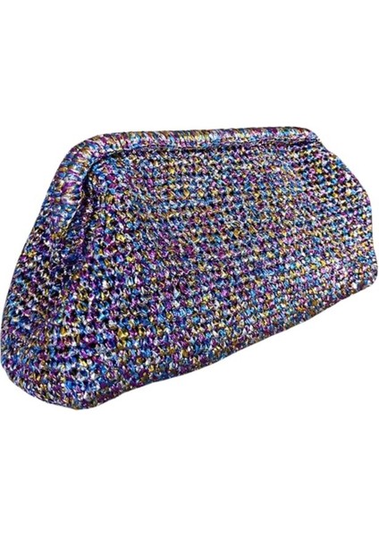 5342 El Yapımı Renkli Simli Burslu Çanta / 19 x 33 cm modelleri