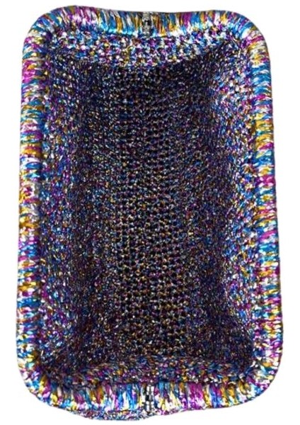 5342 El Yapımı Renkli Simli Burslu Çanta / 19 x 33 cm indirimleri