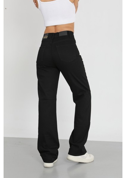 Siyah Palazzo Pantolon