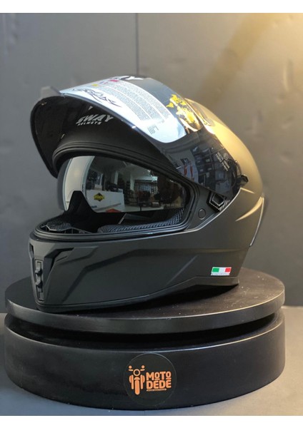 Sw 869 Matt Black Full Face Kapalı Motosiklet Kaskı modelleri