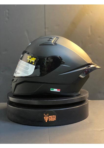 Sw 869 Matt Black Full Face Kapalı Motosiklet Kaskı fırsatları