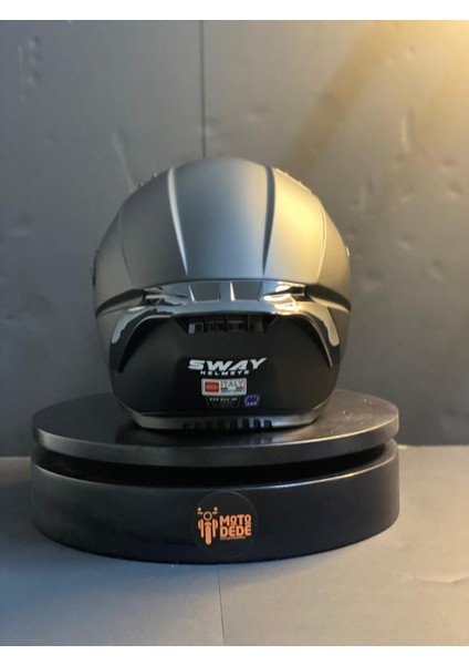 Sw 869 Matt Black Full Face Kapalı Motosiklet Kaskı indirimleri