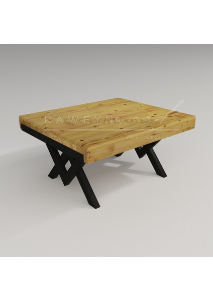 Walnut Doğal Ahşap Orta Sehpa 60X100 fırsatları