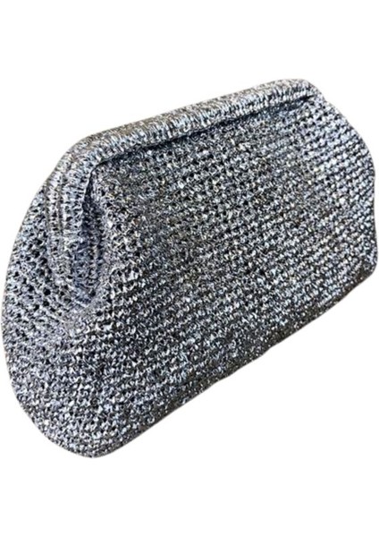 1366 El Yapımı Metalik Şık Burslu Clutch Çanta / 22 x 34 cm fırsatları