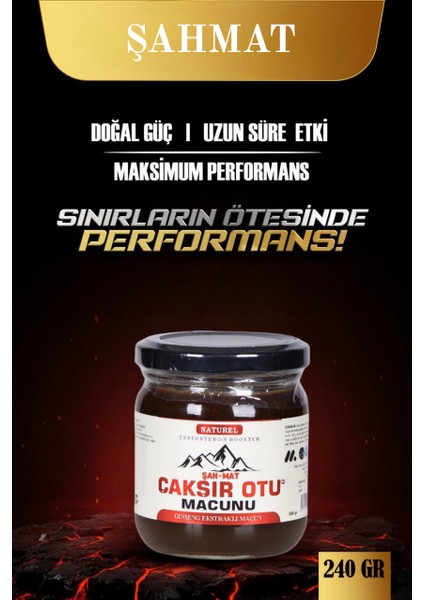 Şahmat Ginsengli , Çakşır Otlu , Tongkhat Ali , Epimedium2, Panax , Tribulus Erkeklere Özel Kuvvet Macunu Geç Sert Güçlü Ilişki Atom Macunu Ballı Bitkisel Karışım (Pestisit Içermez) 240 gr fırsatları