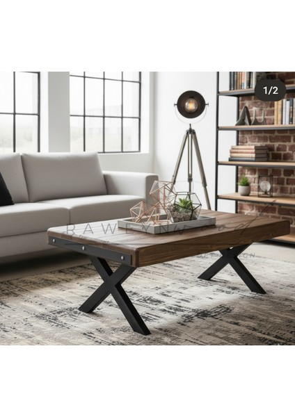 Bıllet Doğal Ahşap Orta Sehpa 60X100 fiyatları