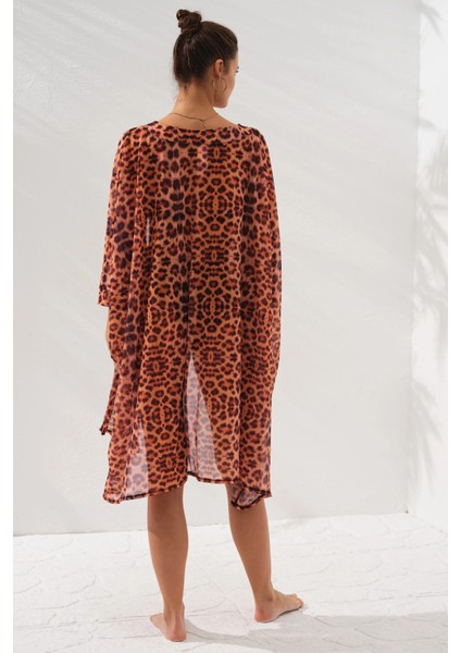 231810 Leopar Desen Pareo modelleri