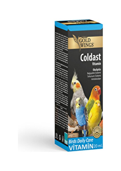 Gold Wings Coldast 20 cc Kuşlar İçin Solunum Sistemi Destekleyici Antioksidan Ürün fiyatları