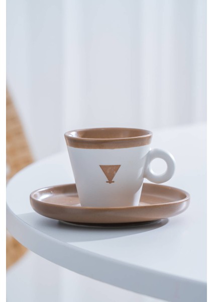 Ruby 6 Kişilik Kahve Fincan Takımı - 100 ml