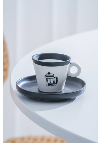 Ruby 6 Kişilik Kahve Fincan Takımı - 100 ml