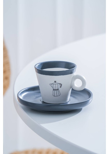 Ruby 6 Kişilik Kahve Fincan Takımı - 100 ml