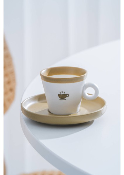 Ruby 6 Kişilik Kahve Fincan Takımı - 100 ml