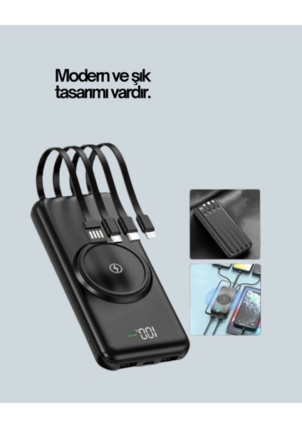 Akıllı Koruma Sistemli Powerbank – Hızlı, Güvenli ve Modern modelleri