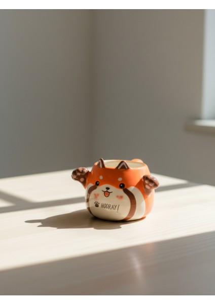 3D Kucaklayan Hayvan Figürlü Seramik Kupa fırsatları