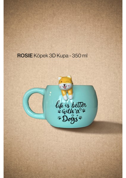 3D Sarkan Sevimli Hayvan Figürlü Seramik Kupa indirimleri