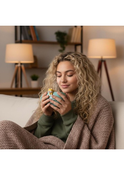 3D Sarkan Sevimli Hayvan Figürlü Seramik Kupa