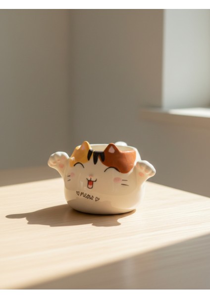 3D Kucaklayan Hayvan Figürlü Seramik Kupa fırsatları