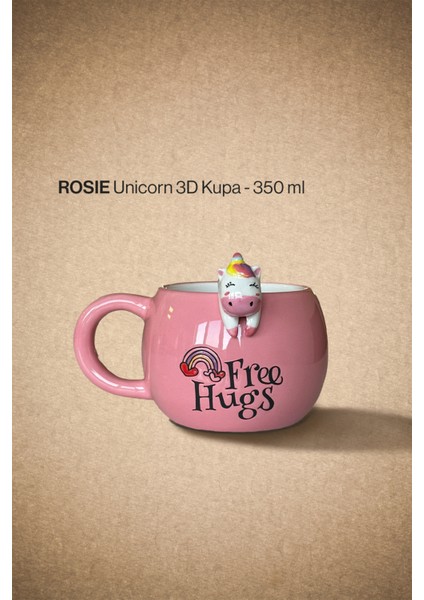 3D Sarkan Sevimli Hayvan Figürlü Seramik Kupa modelleri