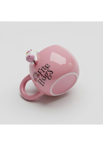 3D Sarkan Sevimli Hayvan Figürlü Seramik Kupa