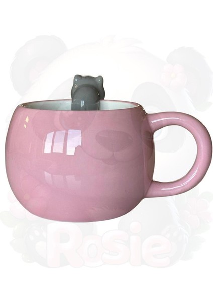 3D Sarkan Sevimli Hayvan Figürlü Seramik Kupa indirimleri