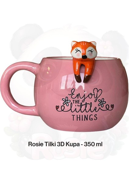 3D Sarkan Sevimli Hayvan Figürlü Seramik Kupa fırsatları