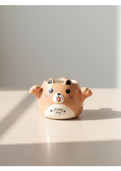 3D Kucaklayan Hayvan Figürlü Seramik Kupa fırsatları