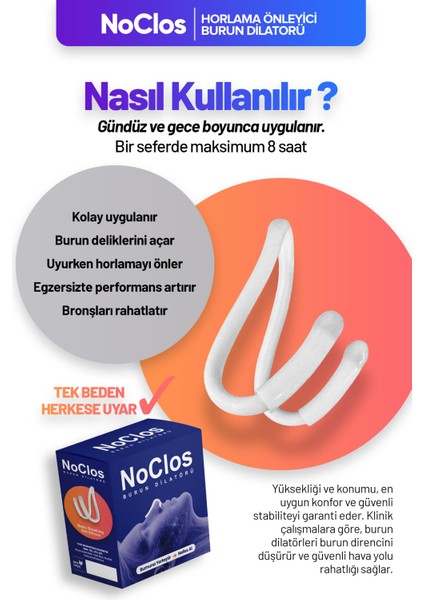 NOCLOS A+ 1'li Horlama Önleyici