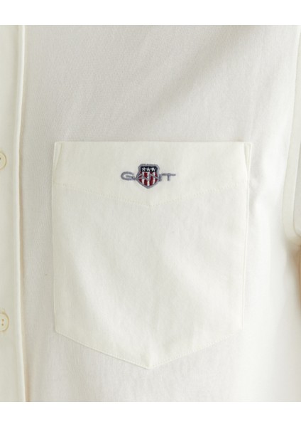 Erkek Krem Regular Fit Düğmeli Yaka Gömlek 3825117T.113 indirimleri