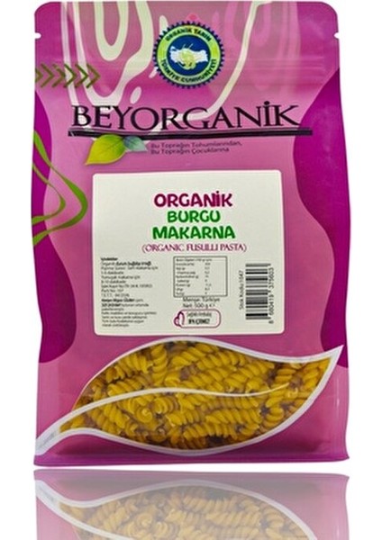 Organik Burgu Makarna 500 gr Aromasız Anadolu Bölgesi Üretimi Sağlıklı Beslenme indirimleri