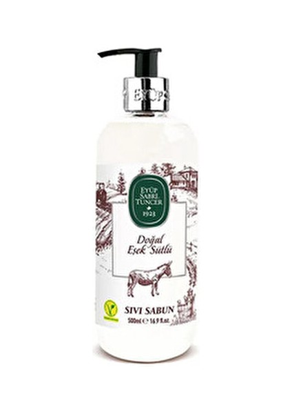 Doğal Eşek Sütlü Sıvı Sabun 500 ml Doğal İçeriklerle Zenginleştirilmiş fiyatları