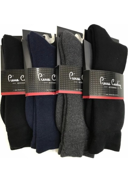 Erkek 4'lü Pamuklu Çorap