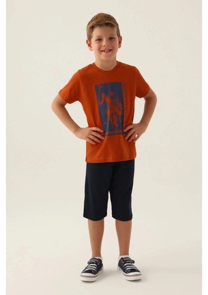 Erkek Çocuk Kapri Takım - Kehribar