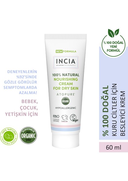 %100 Doğal Atopiğe Eğilimli Ciltler Için Jel Krem Çok Kuru Ciltler Için Yalancı Iğde Yağı 60 ml
