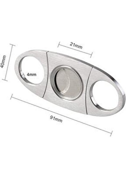 Çelik Puro Kesici Ergonomik Kullanım ve Lüks Görünüm ile Çelik Puro Makası