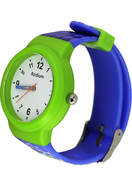 Çocuk Kol Saati Su Geçirmez Rodium Analaog (2220) (Yeşil-Lacivert) modelleri