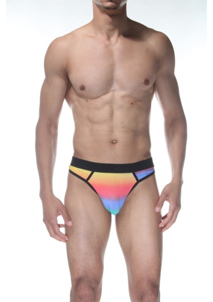 Gökkuşağı Erkek Tanga Kulot