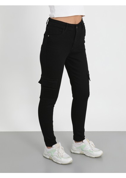 Siyah Kargo Slim Fit Pantolon fiyatları