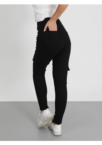 Siyah Kargo Slim Fit Pantolon modelleri
