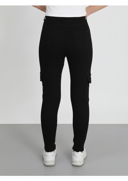 Siyah Kargo Slim Fit Pantolon fırsatları