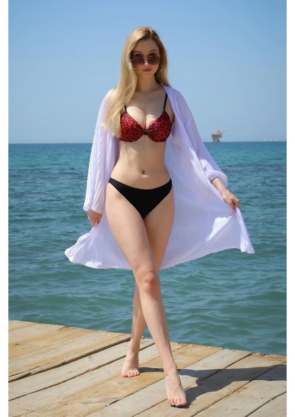 Kadın Kimono Pareo Plaj Elbisesi Beyaz fiyatları