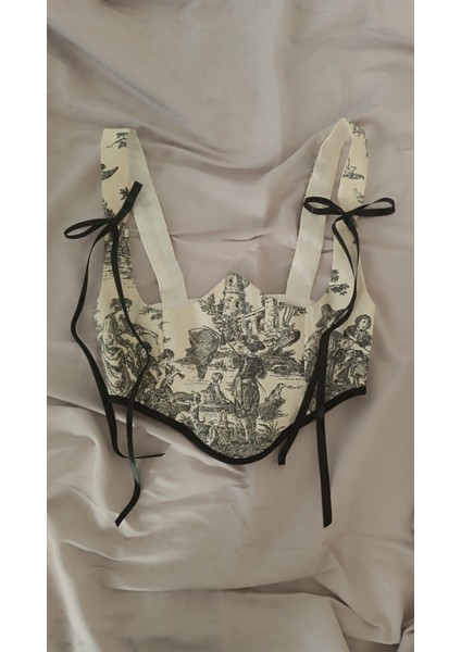 Fransız Figür Desenli Bel Korsesi indirimleri