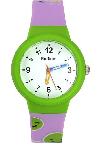 Çocuk Kol Saati Su Geçirmez Rodium Analaog (2220) (Yeşil-Lila) fiyatları