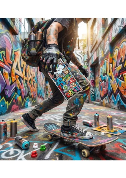 Nothing Phone 1 ile Uyumlu Grafiti Create Art Tasarımlı Şeffaf Silikon Kılıf modelleri