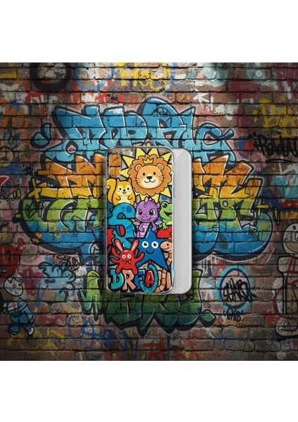iPhone 6s Plus ile Uyumlu Grafiti Star Team Tasarımlı Şeffaf Silikon Kılıf