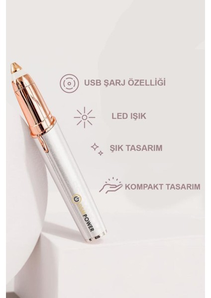 Pratik ve Şarjlı Yüz Tüy Temizleme Epilasyon Aleti fiyatları