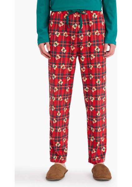 Pijama Takımı Regular Fit Ayıcık Desenli Uzun Kollu Üst Uzun ALT G7275AX25WN indirimleri